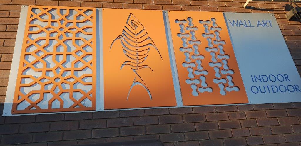 Custom CNC Cut Decorative Screen – Aluminium