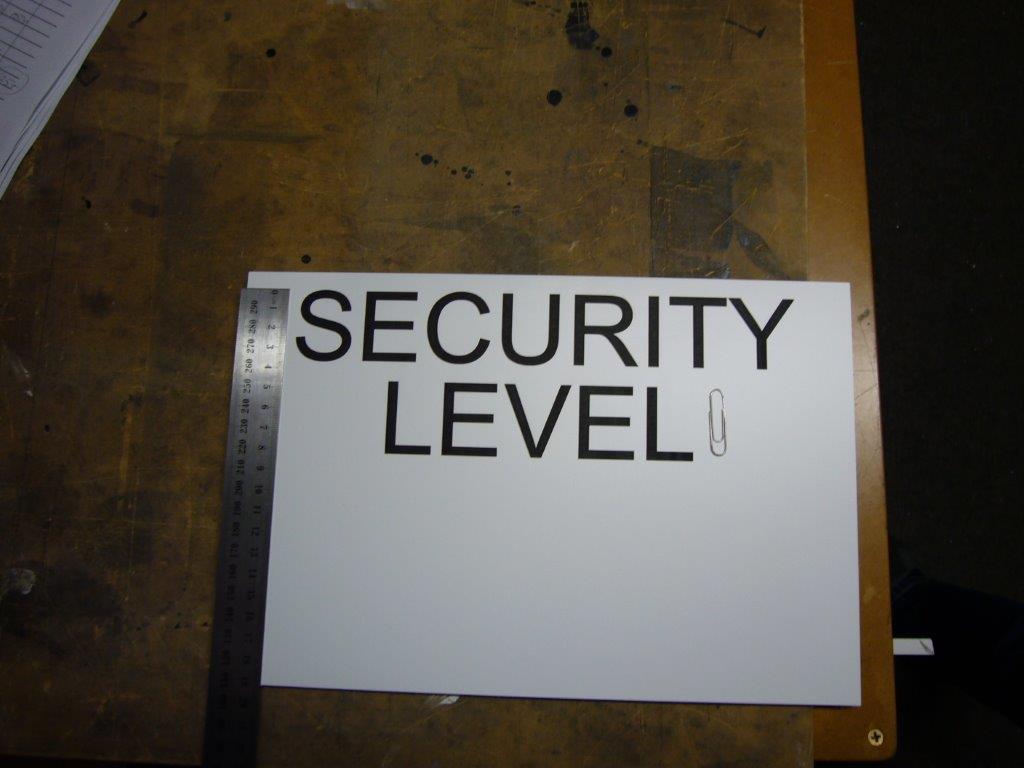 Engraved Metal Label